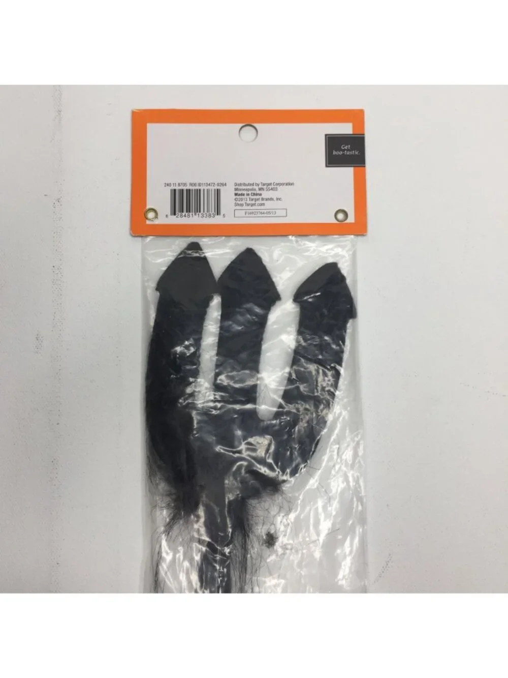 Youth Devil Trident Black Sequin Halloween Costume Accessory Ages 3+ New Package - Picture 5 of 6